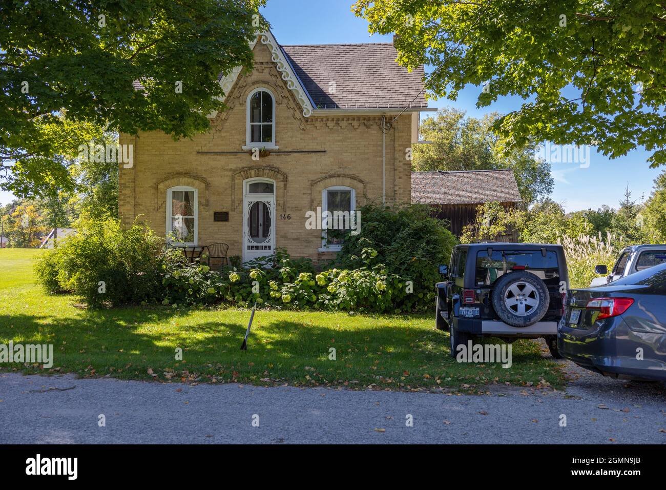 John Difenbaker House In Neustadt, Ontario, Kanada, Premierminister Von Kanada, Sein Familienhaus Stockfoto