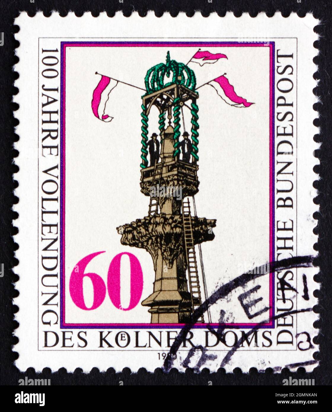 DEUTSCHLAND UM 1980 Eine in Deutschland gedruckte Marke zeigt