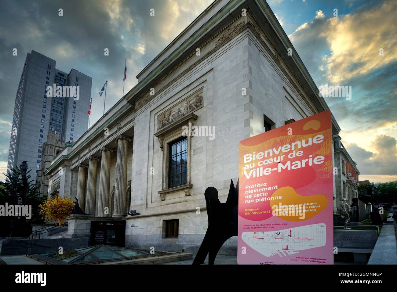 Montreal, Quebec, Kanada, 2. August 2021.Montreal Museum of Fine Arts.Mario Beauregard/Alamy News Stockfoto