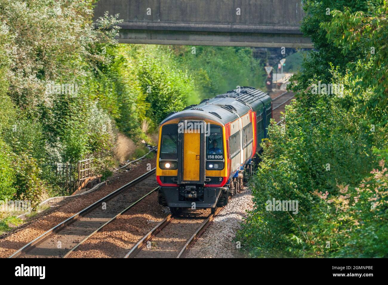 Diesel-Multipke-Aggregatzug der Klasse 156. Stockfoto
