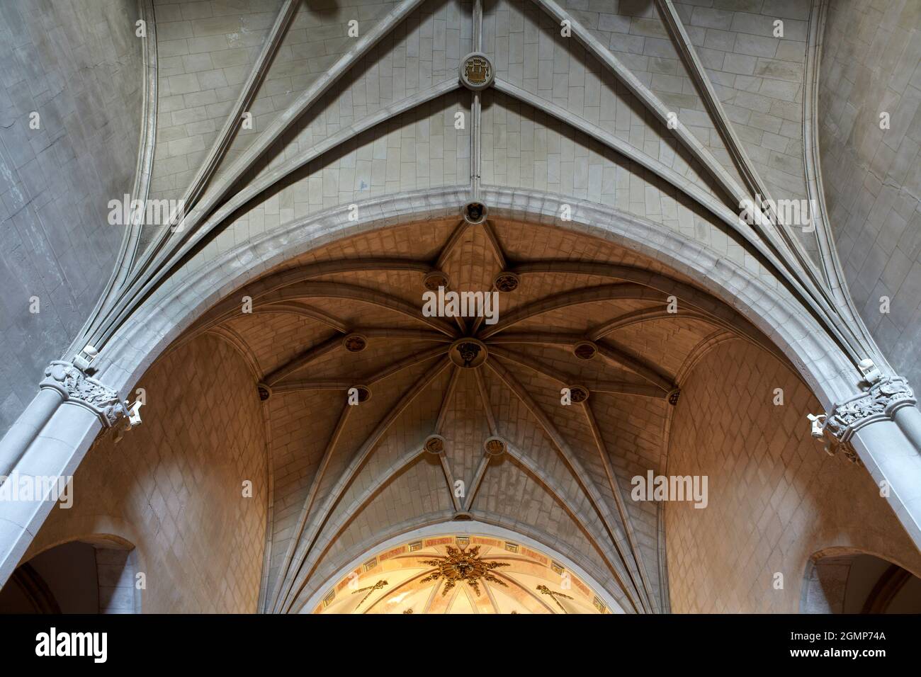 La Asunción Kirche. Biar, Alacant. Comunitat Valenciana. Spanien Stockfoto