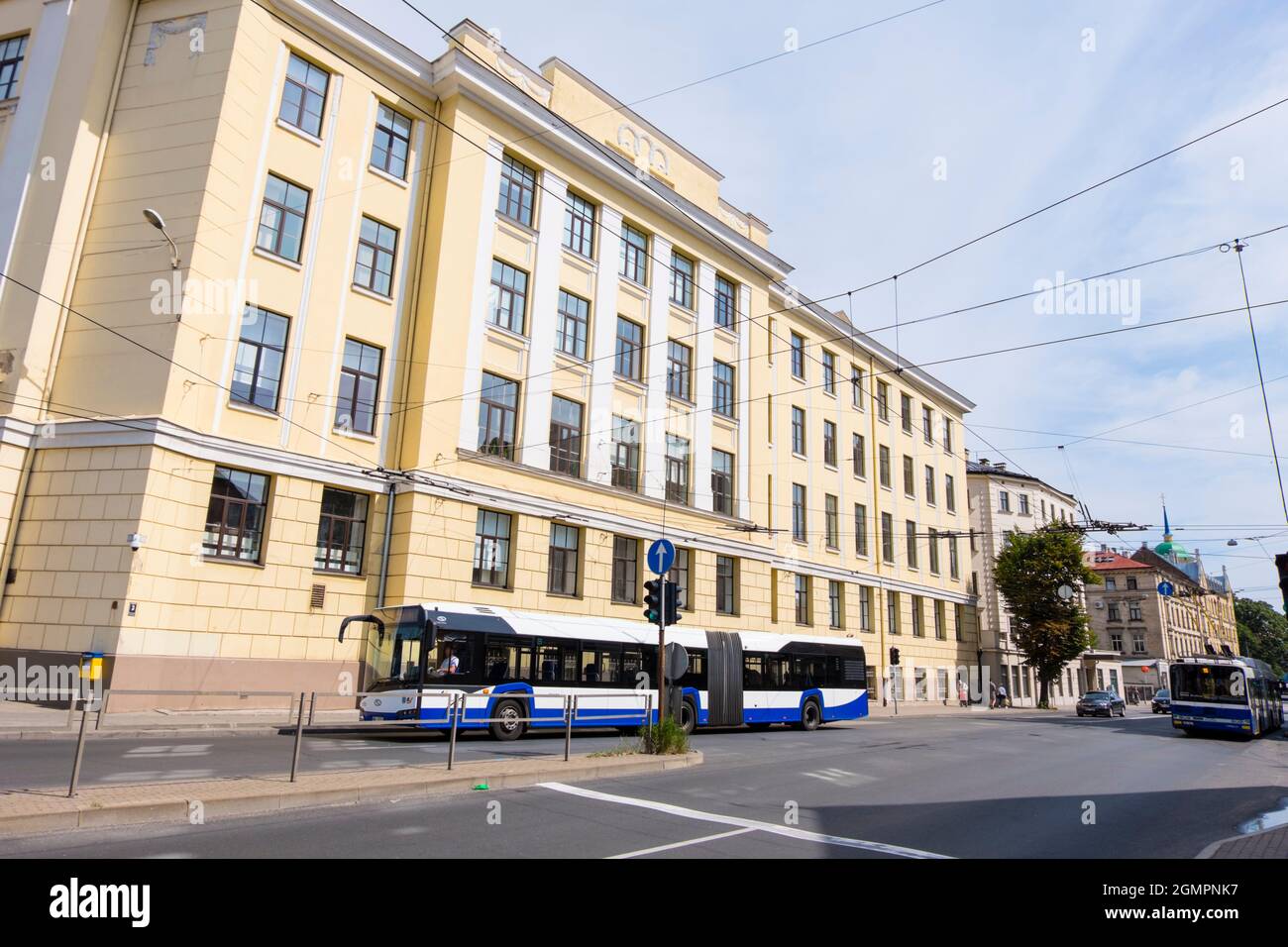 Gogola iela, Maskavas Forštate, Riga, Lettland Stockfoto