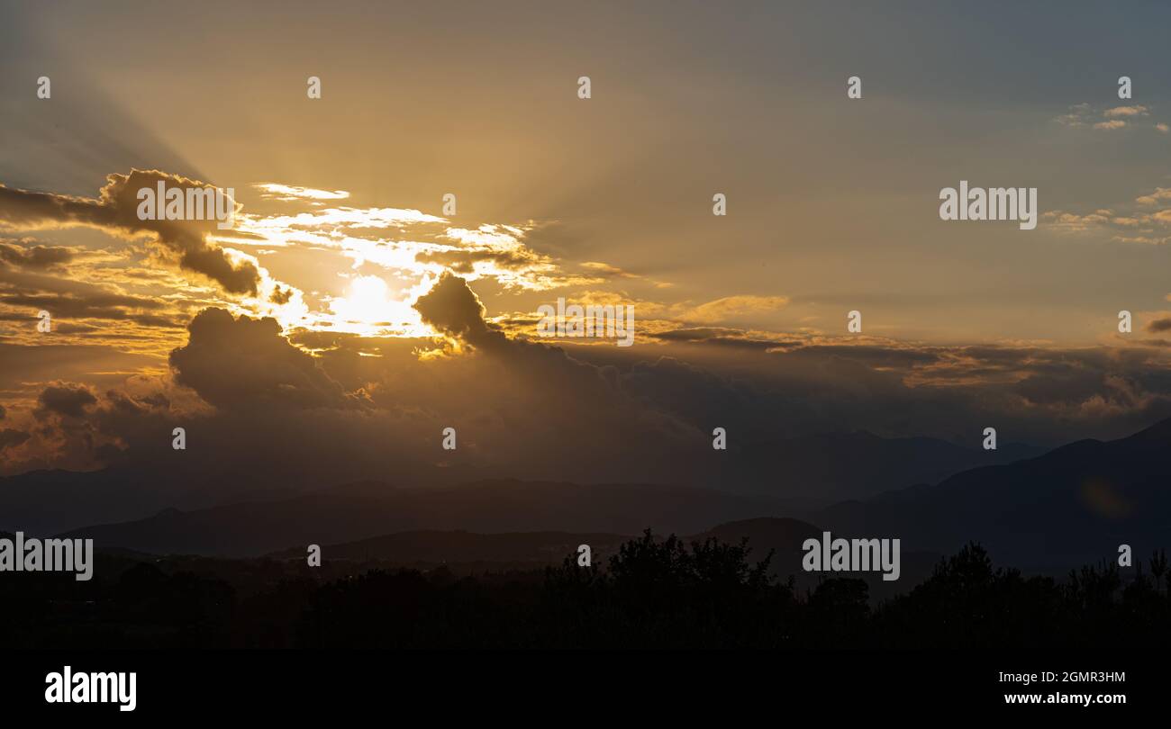 Molise ist eine italienische Bergregion mit einem Küstenabschnitt, der die Adria überblickt. Es umfasst einen Teil des Nationalparks Abruzzen in der Stockfoto