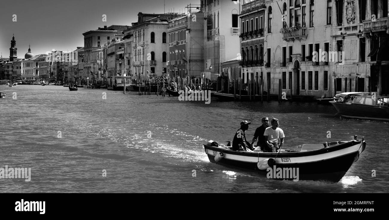 Venedig, Venetien, Italien nach 2020 Sperrung im Sommer. Hochwertige Fotos Stockfoto