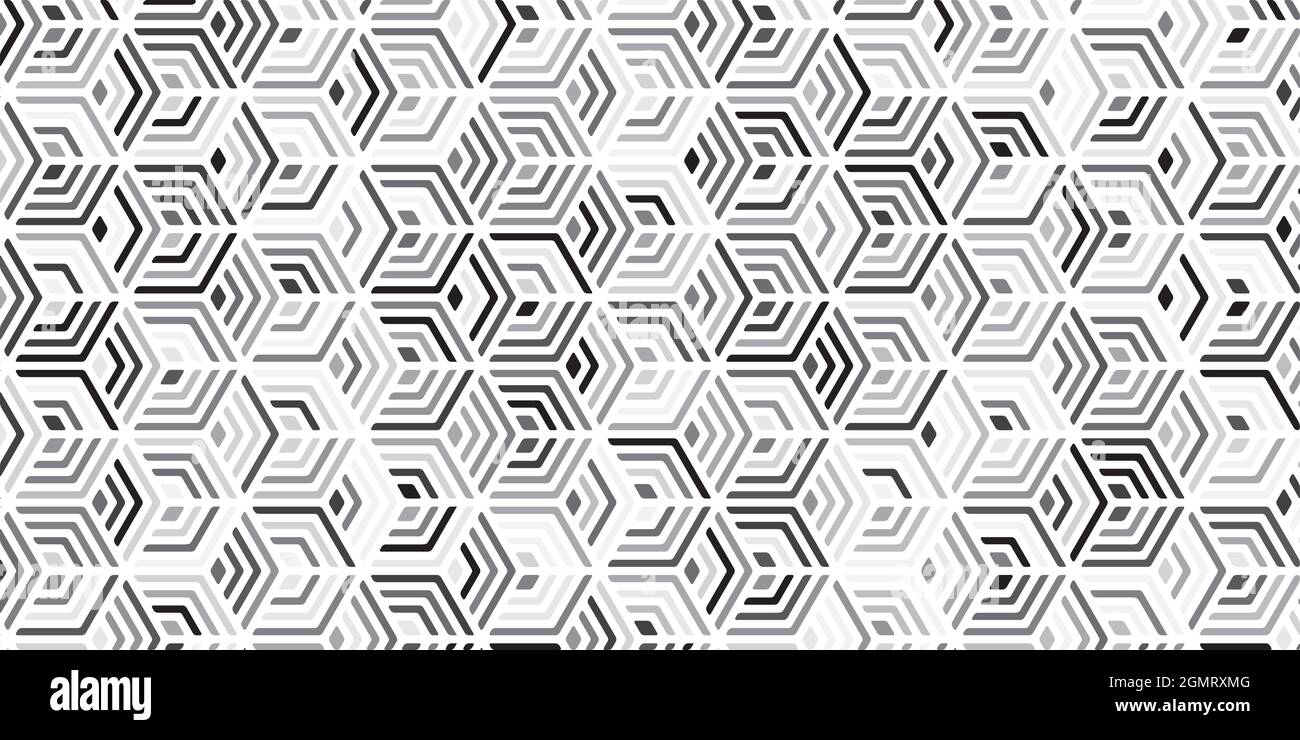 Geometrisches Muster mit Streifen polygonale Form elegant von grauen Hintergrund-Design Stock Vektor
