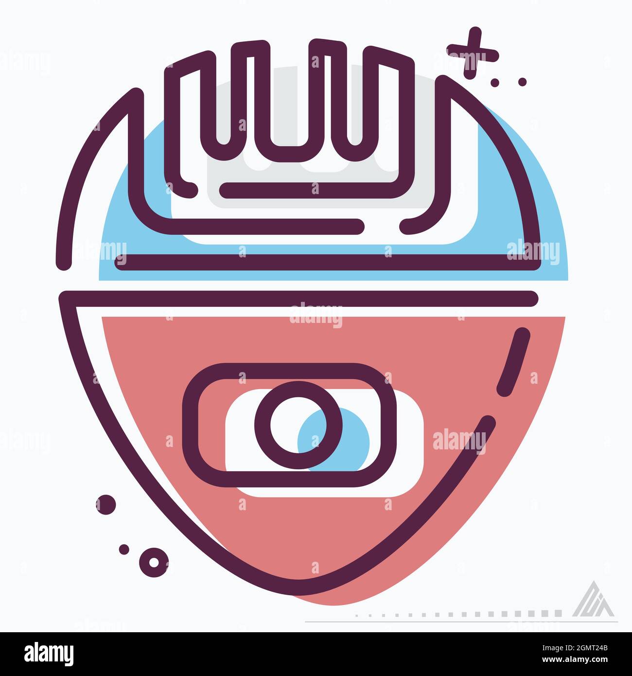 Icon Vector des Epilierers - MBE Syle - Einfache Illustration, bearbeitbarer Strich, Design Template Vector, gut für Drucke, Poster, Werbung, Ankündigung Stock Vektor