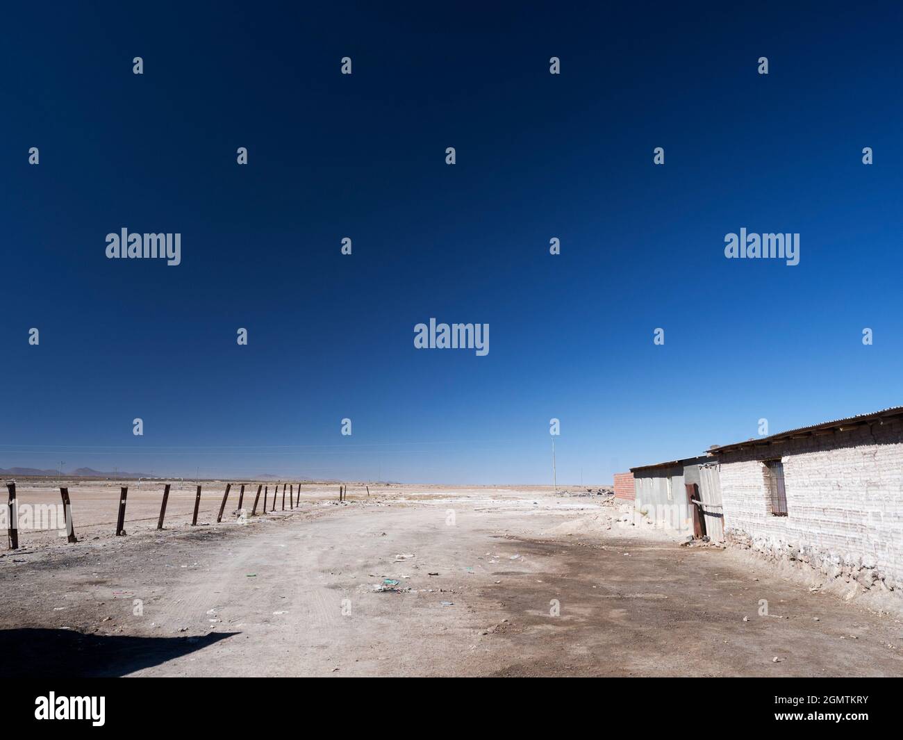 Salar de Uyuni, Bolivien - 23. Mai 2018 die Uyuni-Salzebenen Boliviens sind eines der großen Naturwunder des Planeten. Mit einer Fläche von mehr als 10,000 Quadratmetern Stockfoto