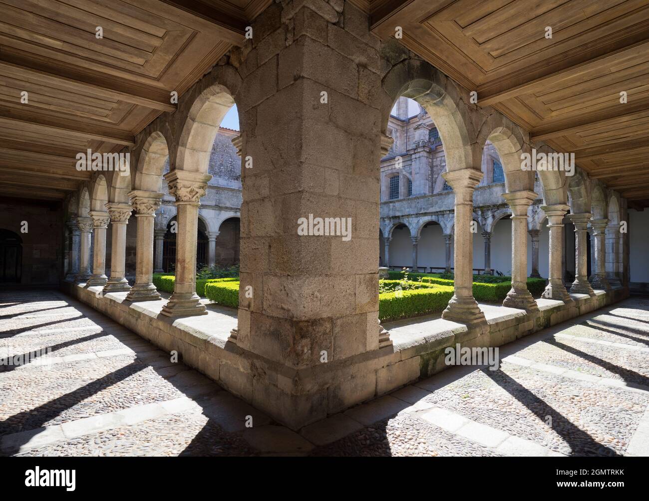 Lamego PortugalÕs eine hübsche historische Stadt im malerischen Douro-Tal im Norden mit einer langen Geschichte, die bis in die vorrömische Zeit zurückreicht. Seine Kathedrale - Unsere Liebe Frau Stockfoto