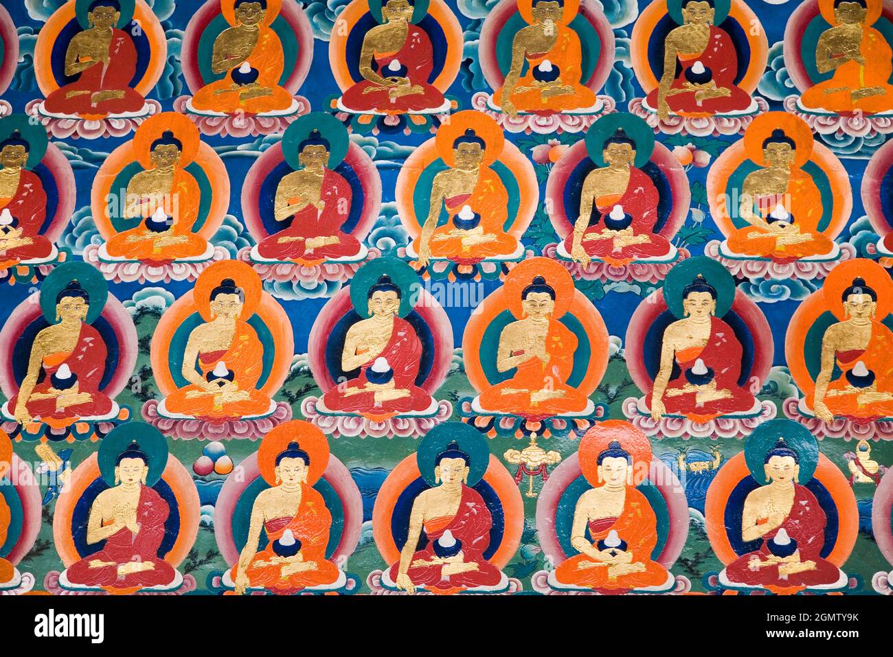 Tibet, Den 22. Oktober 2006. Das Kloster Tashilhunpo, das 1447 vom 1. Dalai Lama gegründet wurde, ist ein historisch und kulturell bedeutendes Kloster in Shigatse, T Stockfoto