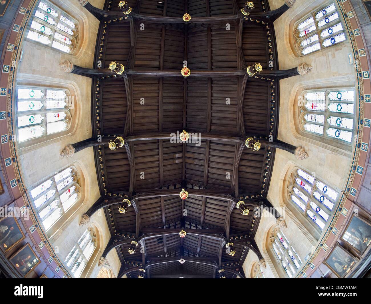 Christ Church wurde 1546 gegründet und ist eines der ältesten, reichsten und großartigsten Colleges der Universität Oxford, das über starke Medien und literarische Verbindungen verfügt Stockfoto