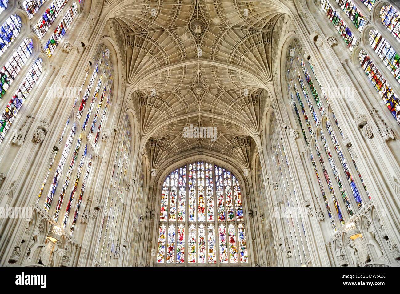 Cambridge, England - 11. November 2009; keine Menschen im Blick. Die King's College Chapel ist die Kapelle des King's College der University of Cambridge, und befindet sich im IS Stockfoto