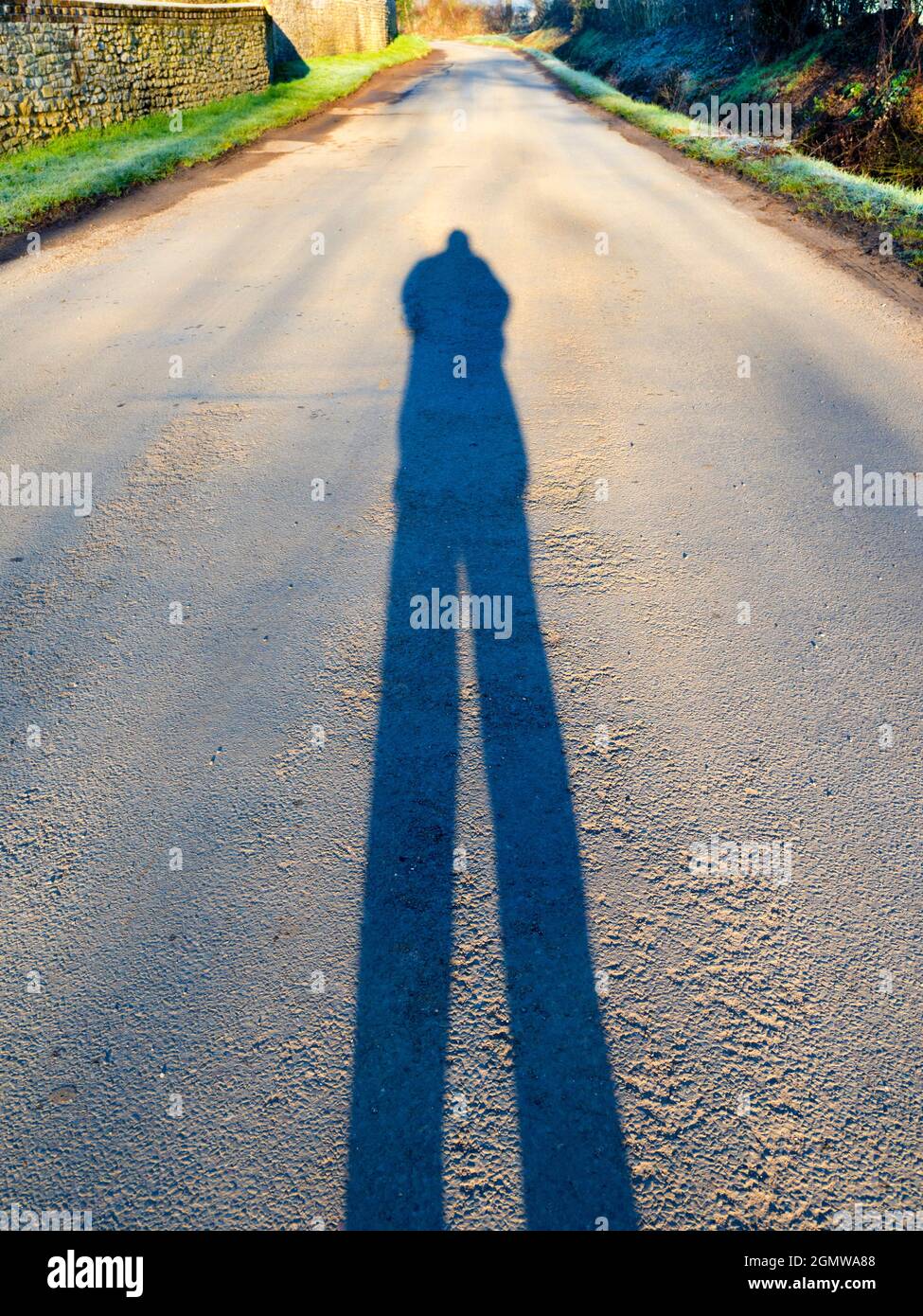 Radley, Oxfordshire, England - 27. Februar 2021 Sie können abstrakte Schönheit oder interessante Formen finden fast überall, wenn Sie nur hart eno aussehen Stockfoto