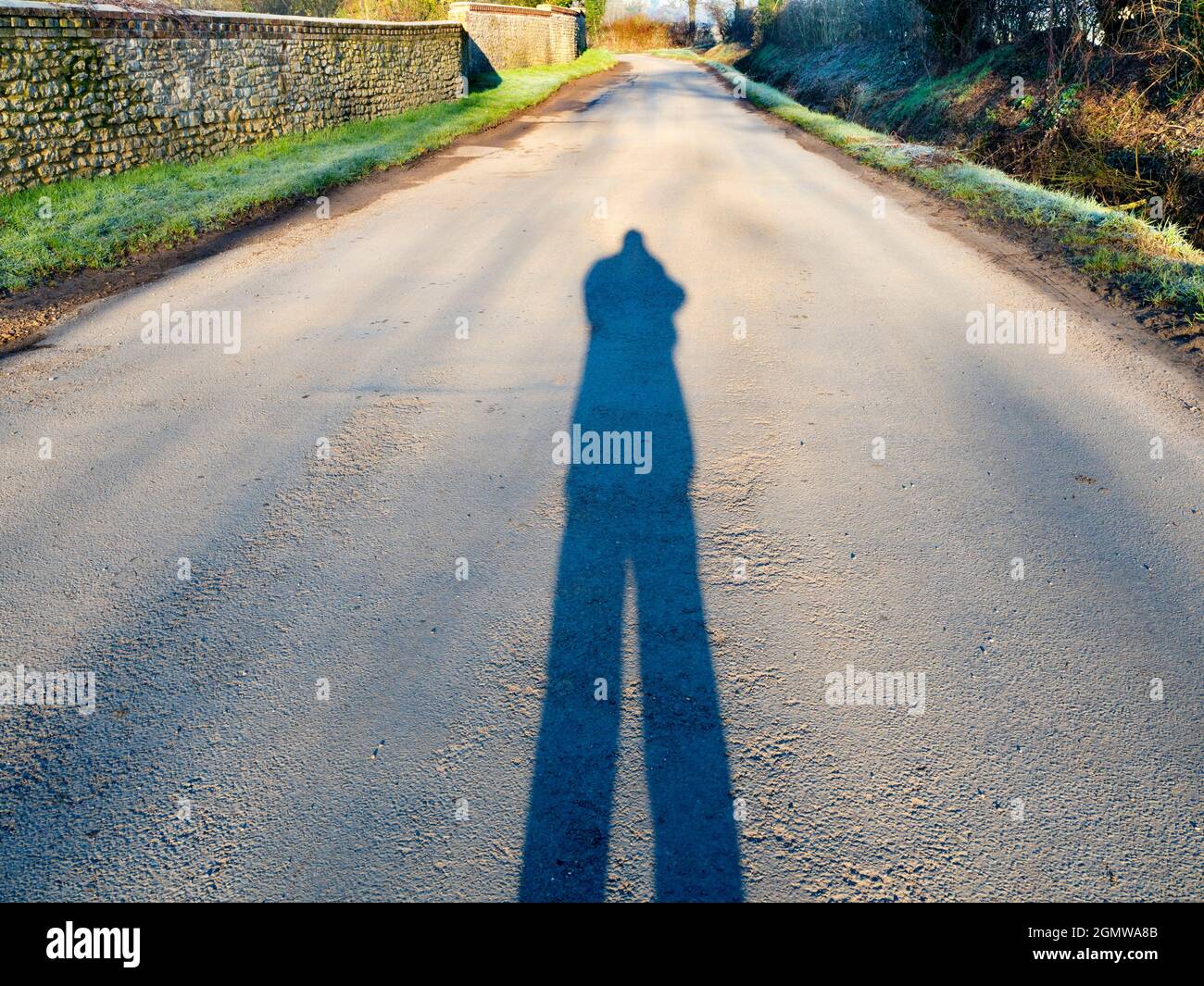 Radley, Oxfordshire, England - 27. Februar 2021 Sie können abstrakte Schönheit oder interessante Formen finden fast überall, wenn Sie nur hart eno aussehen Stockfoto