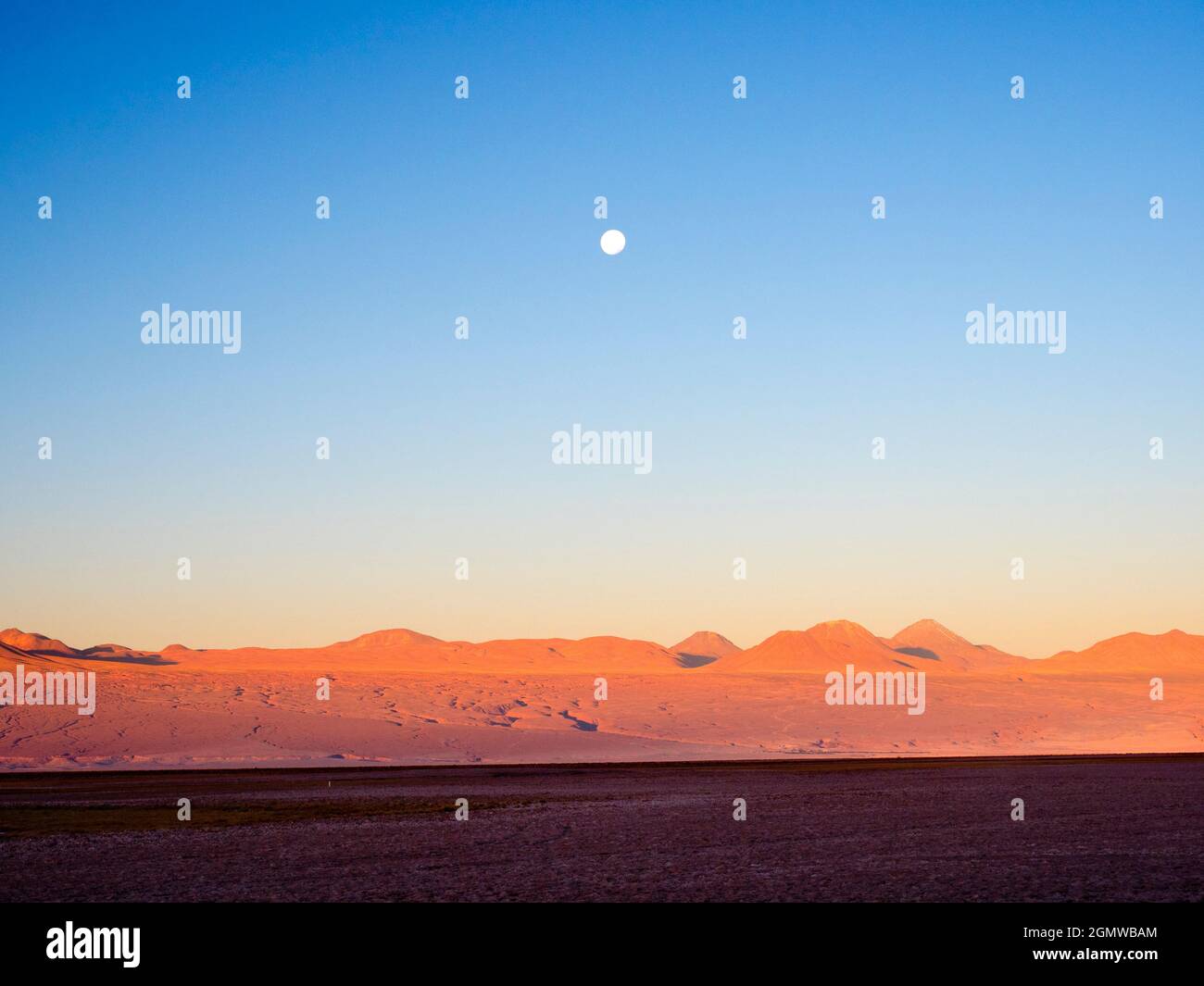 Atacama-Wüste, Chile - 27. Mai 2018; die Atacama-Wüste Chiles ist der trockenste Ort der Erde. Und fühlt sich an... trocken, hoch und heiß beschreibt ich Stockfoto