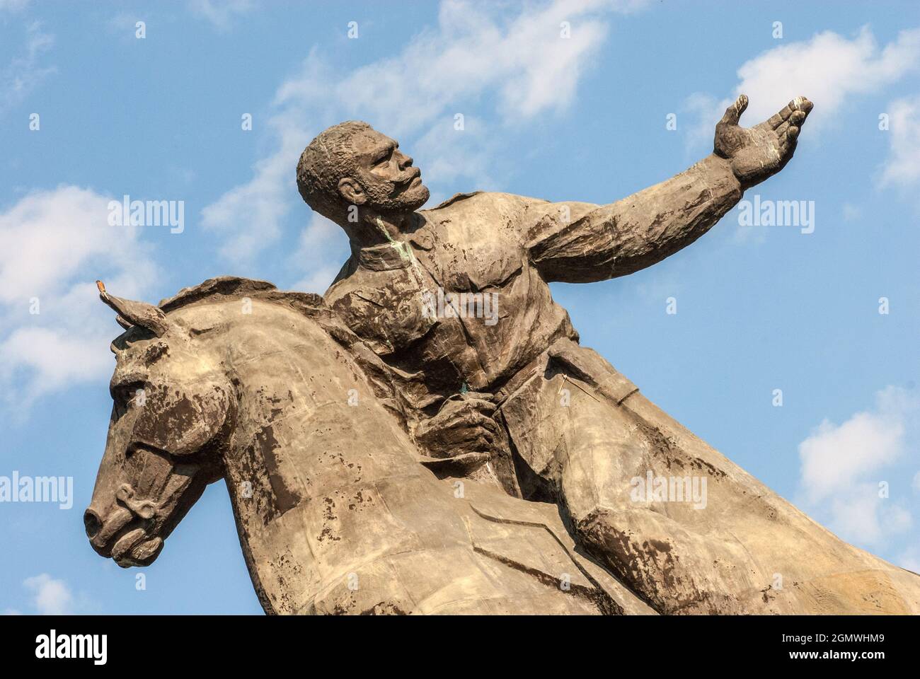General Antonio Maceo, Plaza de la Revolucion, Santiago de Cuba, Kuba Stockfoto