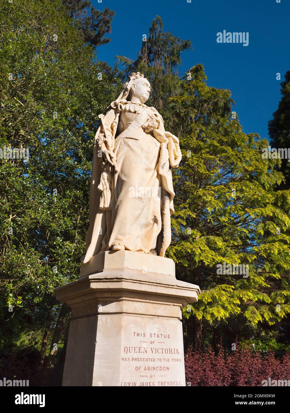 Abingdon, England - 20. Mai 2020; keine Menschen im Blick. Benannt nach der mittelalterlichen Abtei, die hier einst war, liegt Abbey Park zwischen der Themse Stockfoto