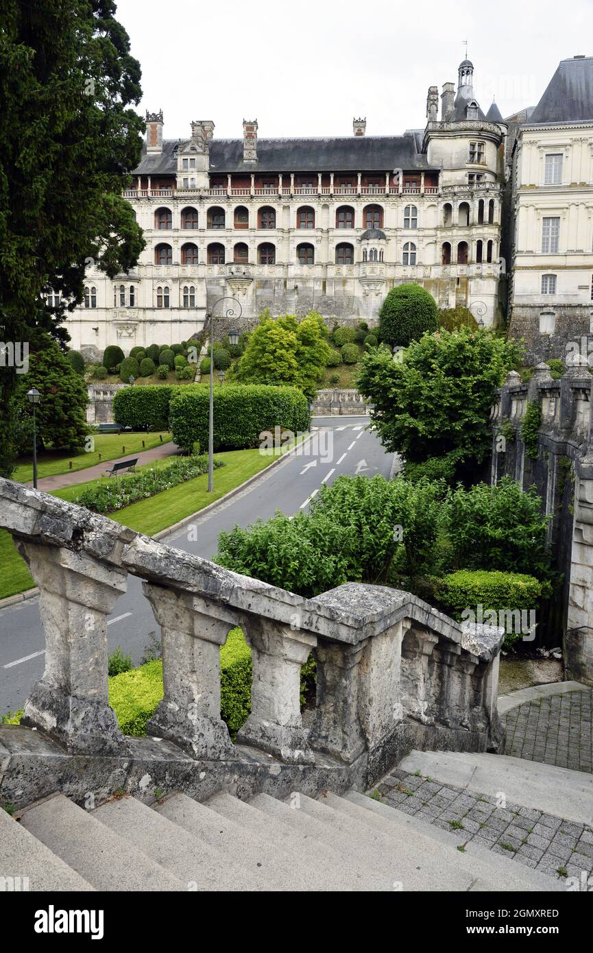 Château Royal de Blois - Blois - Centre Val de Loire - Frankreich Stockfoto