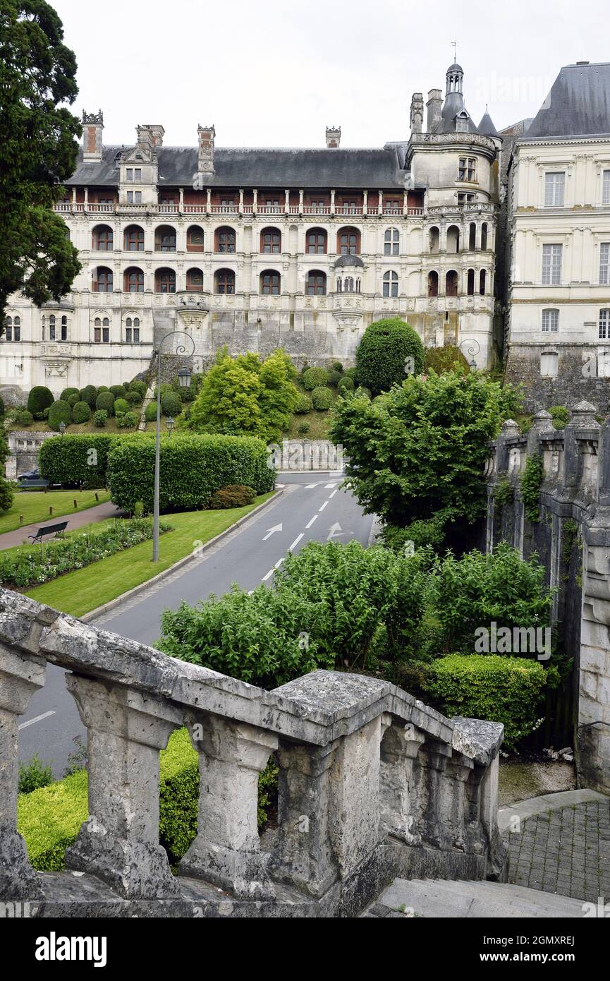 Château Royal de Blois - Blois - Centre Val de Loire - Frankreich Stockfoto