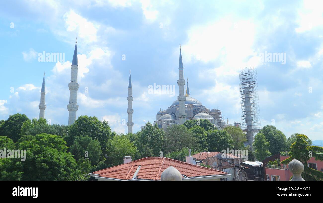 In der türkei stellen Sie sich verschiedene Orte vor Stockfoto