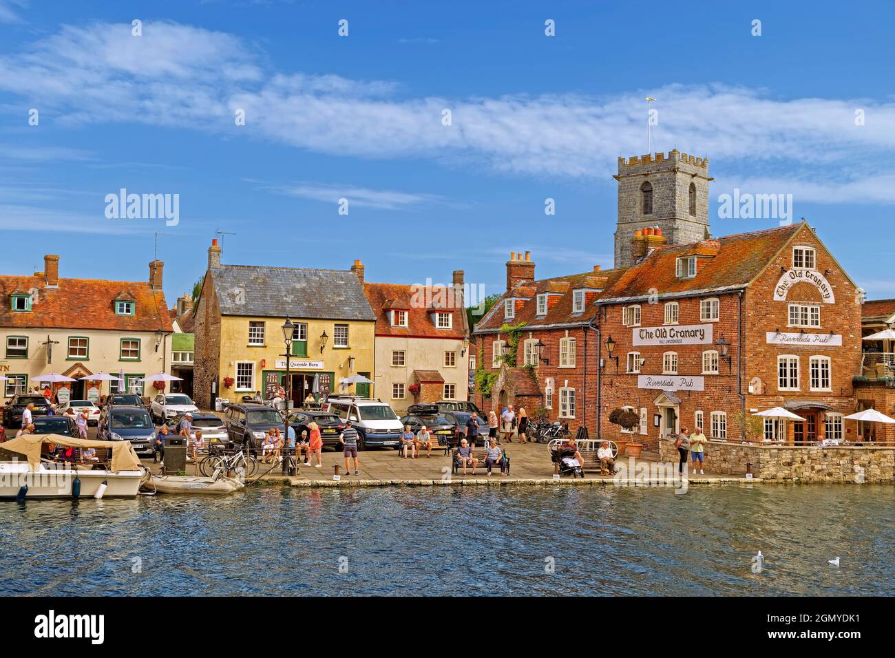 River Frome in Wareham, Isle of Purbeck, Dorset, England. Stockfoto