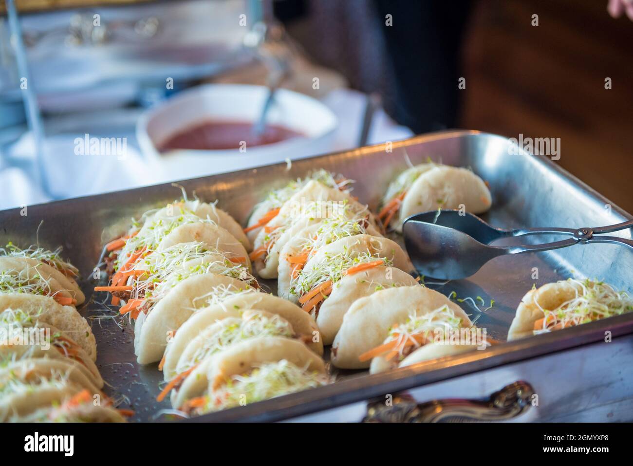 Nahaufnahme eines leckeren Essens, aufgenommen im Marietta Country Club in Marietta, GA Stockfoto