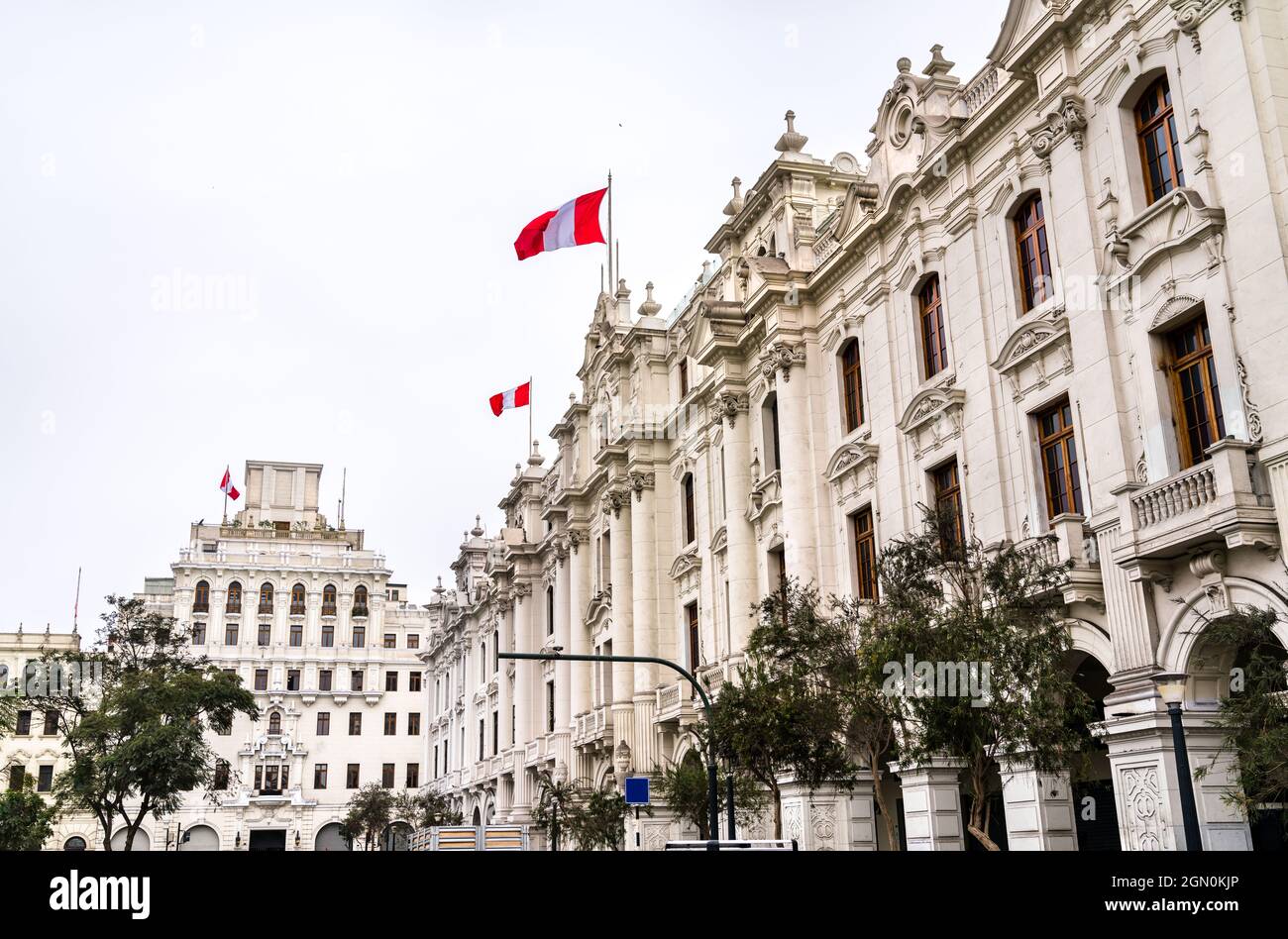 Plaza San Martin in Lima, Peru Stockfoto
