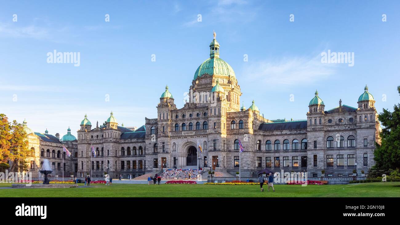 Gesetzgebende Versammlung von British Columbia in der Hauptstadt Stockfoto