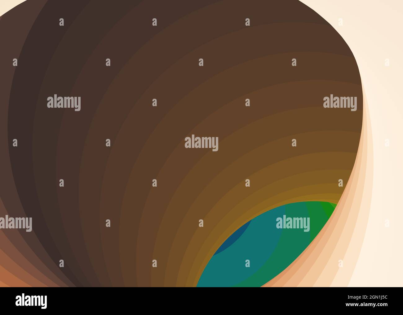Hintergrunddarstellung: „Color Swirl Wormhole Vortex Twist Generative Art“ Stock Vektor