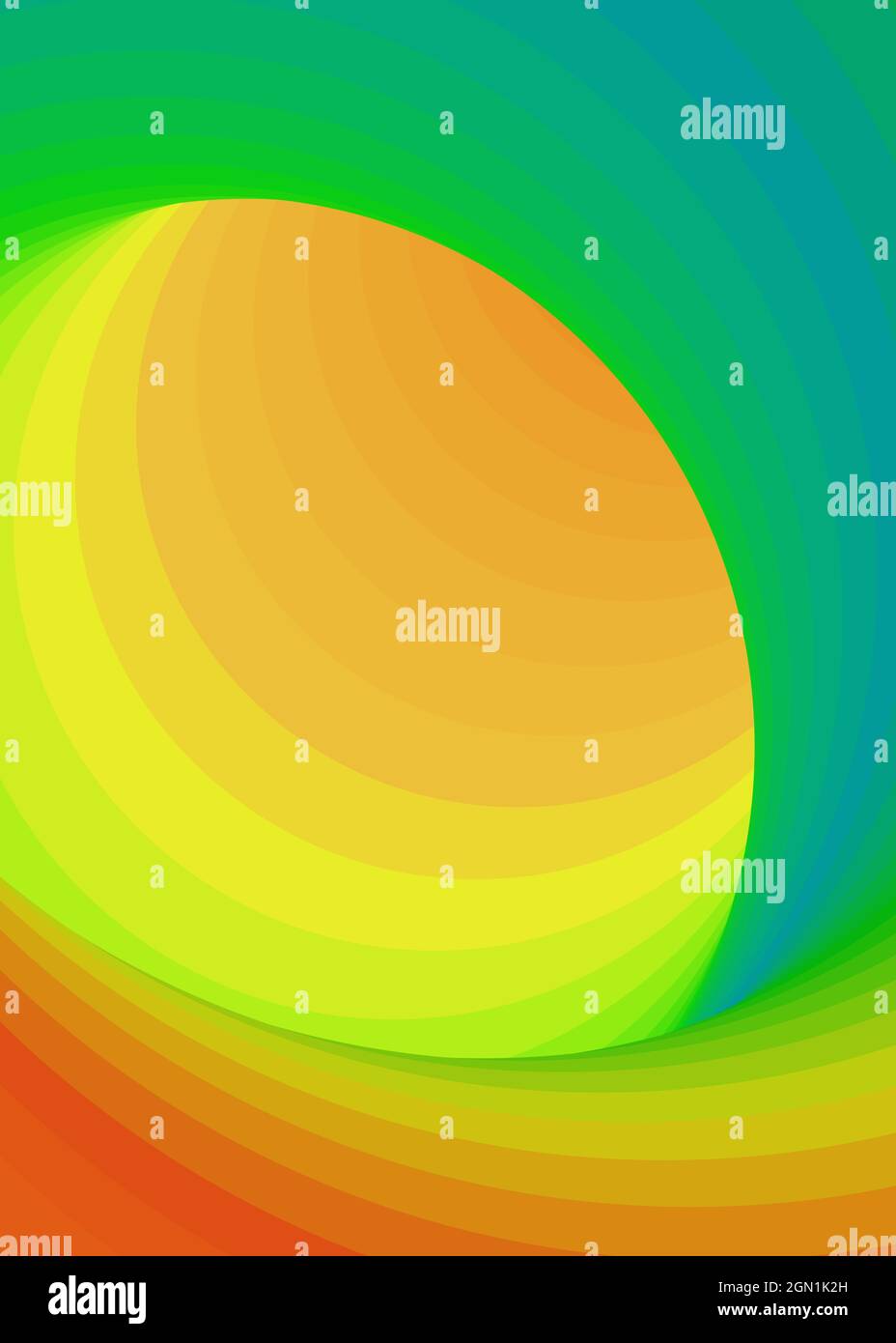 Hintergrunddarstellung: „Color Swirl Wormhole Vortex Twist Generative Art“ Stock Vektor