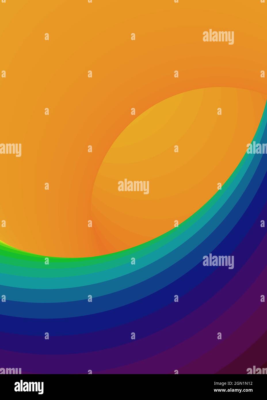 Hintergrunddarstellung: „Color Swirl Wormhole Vortex Twist Generative Art“ Stock Vektor