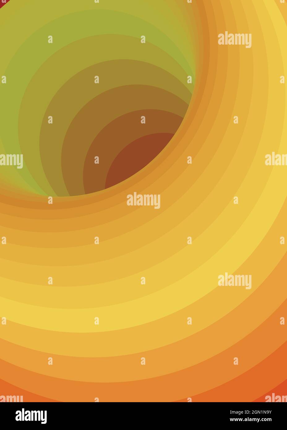 Hintergrunddarstellung: „Color Swirl Wormhole Vortex Twist Generative Art“ Stock Vektor