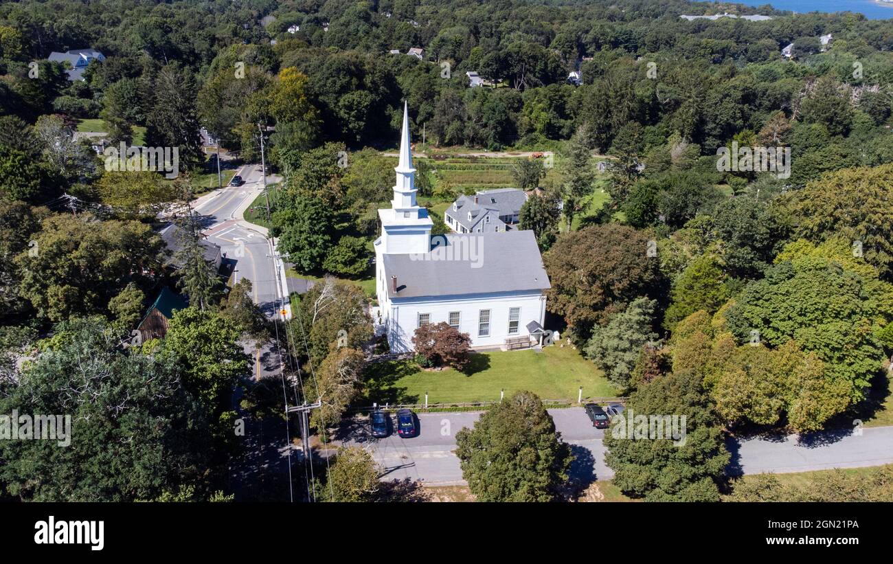 Chiltonville Congregational Church, Plymouth, MA, USA Stockfoto