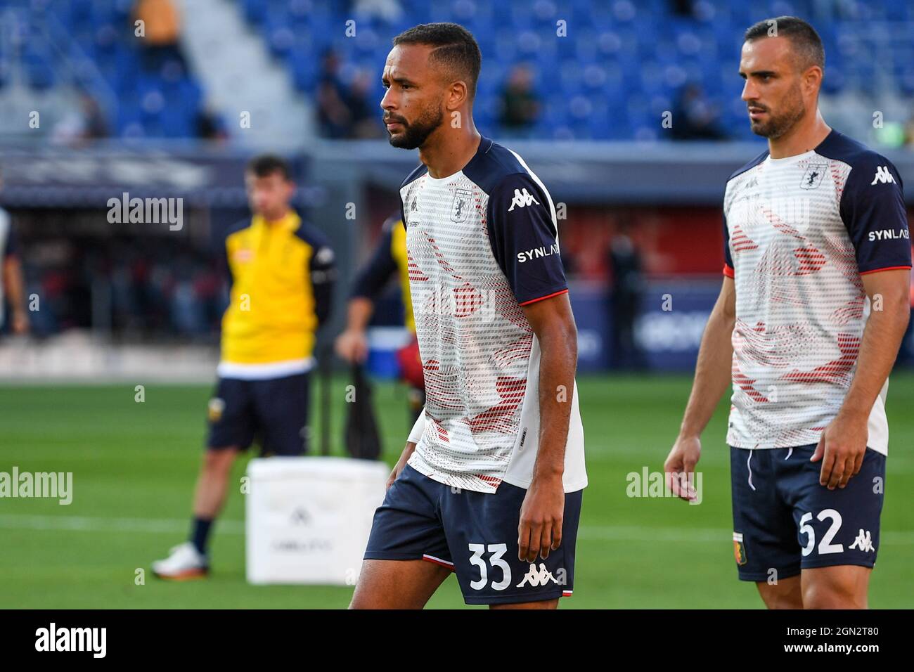 Bologna, Italien. September 2021. Hernani (Genua CFC) während Bologna FC vs Genua CFC, italienische Fußballserie Ein Spiel in Bologna, Italien, September 21 2021 Quelle: Independent Photo Agency/Alamy Live News Stockfoto