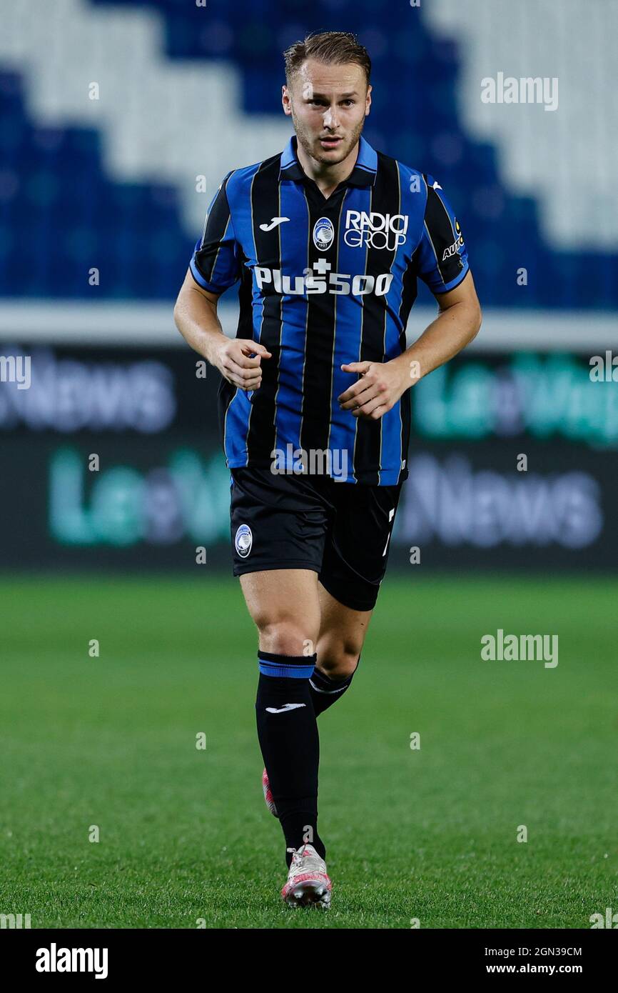 Gewiss Stadium, Bergamo, Italien, 21. September 2021, Teun Koopmeiners (Atalanta Bergamasca Calcio) während der Atalanta BC gegen US Sassuolo - italienische Fußba Stockfoto