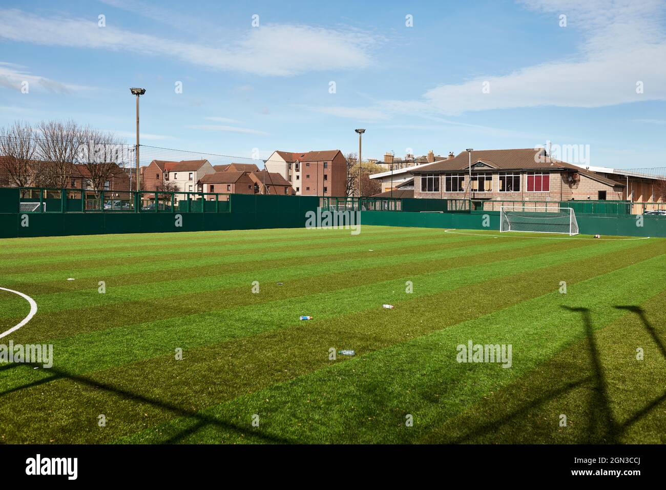 5 A Side Astro Fußballplatz Stockfoto
