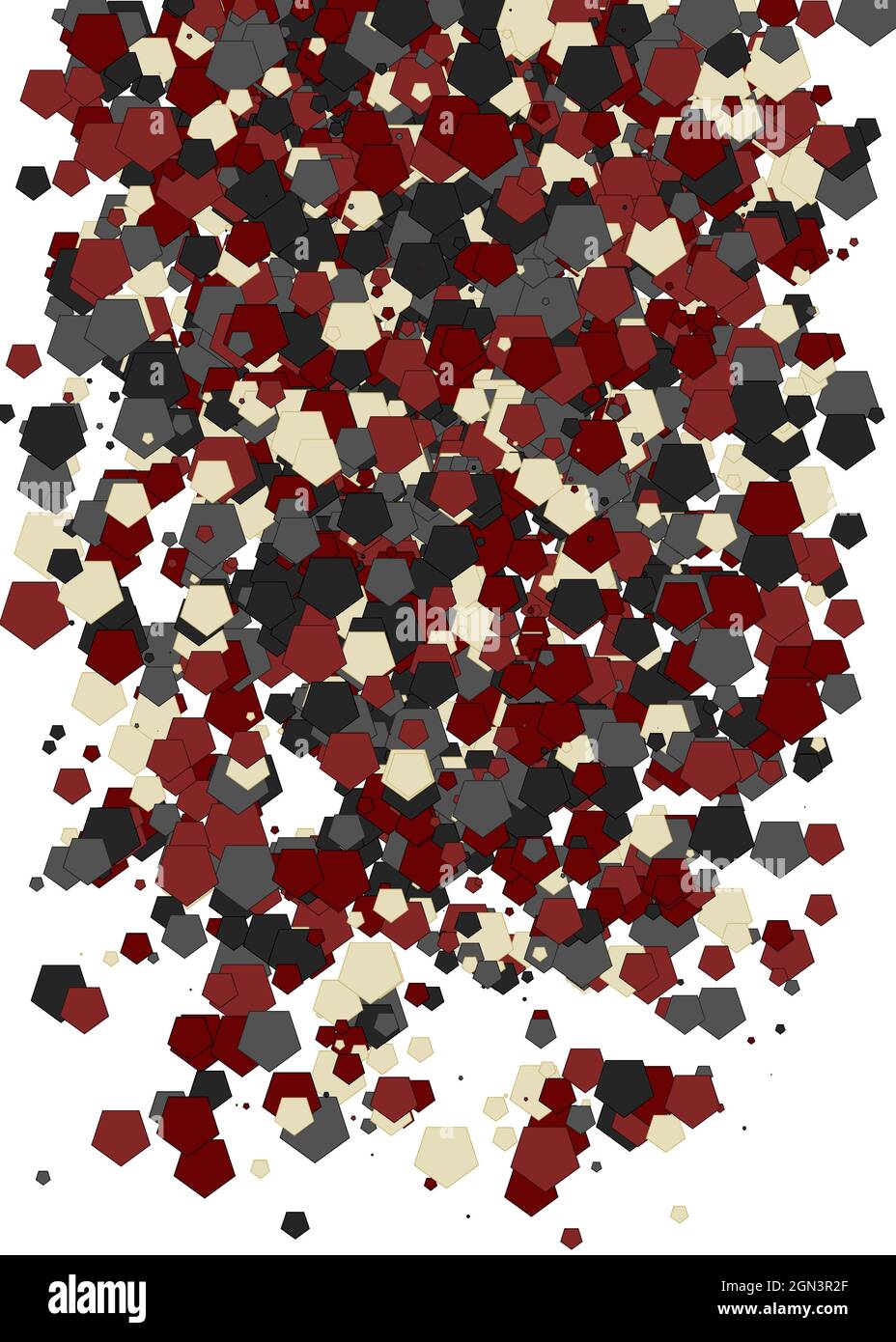 Bunte Universum Verteilung Computational Generative Art Hintergrunddarstellung Stock Vektor