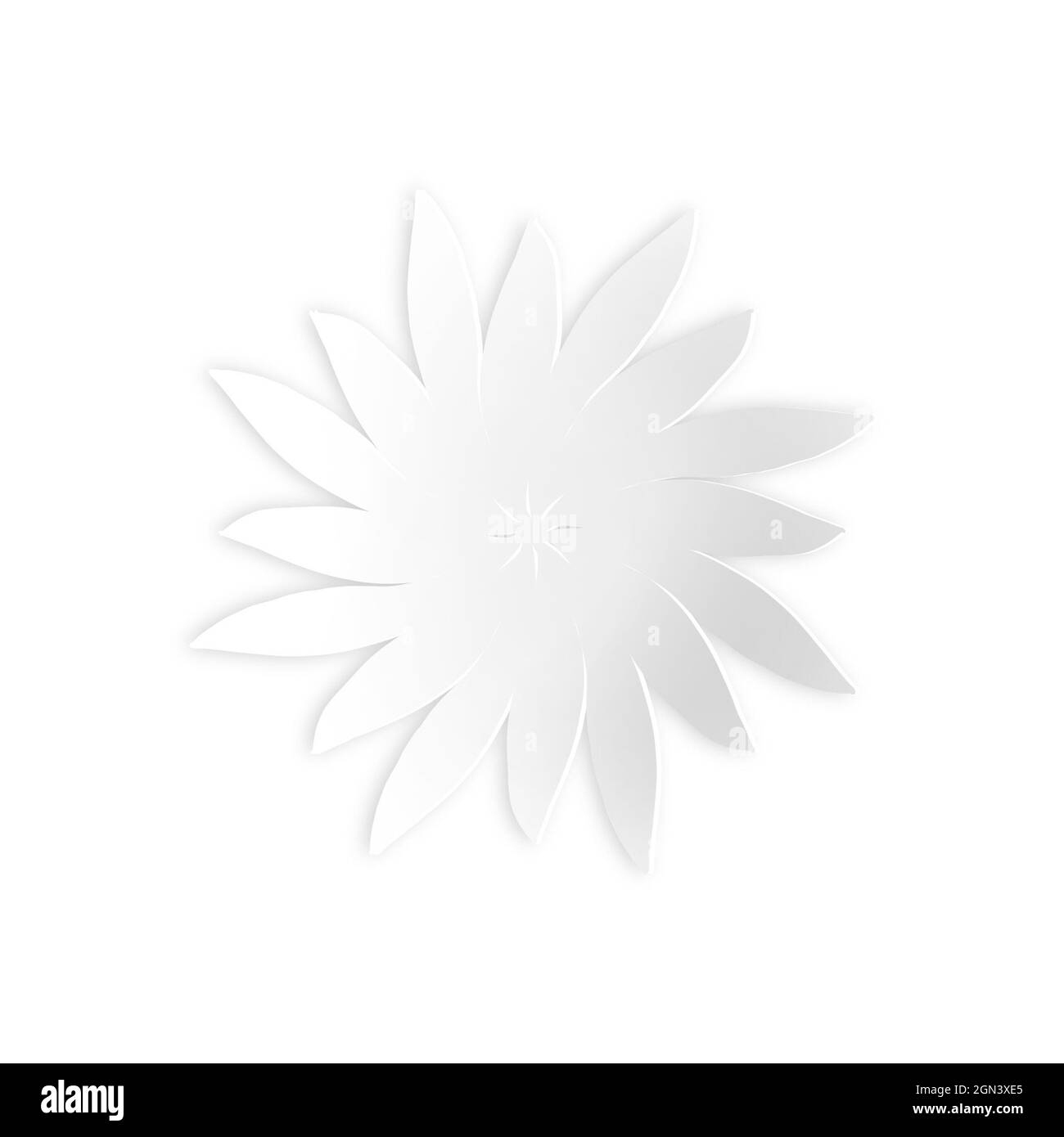 Nahaufnahme 3 d Tapete des Lotus-Designs in einer Illustrationskunstarbeit auf einem isolierten Hintergrund Stockfoto