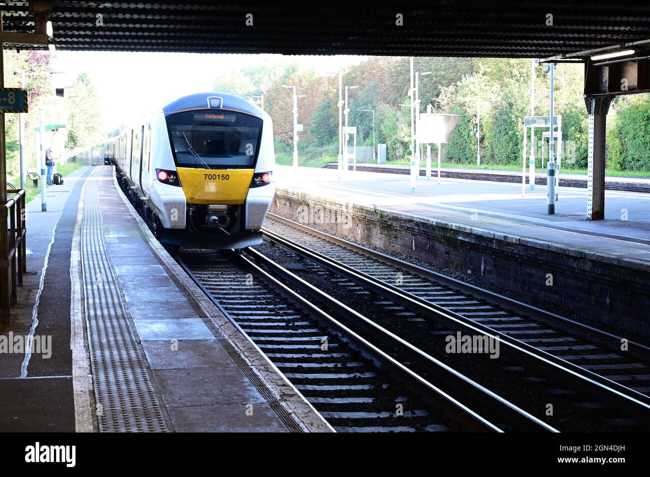 Bahnhof Horley. Stockfoto