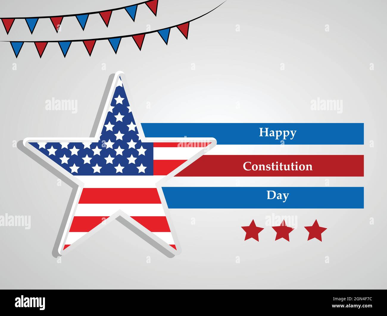 USA Constitution Day Stock Vektor