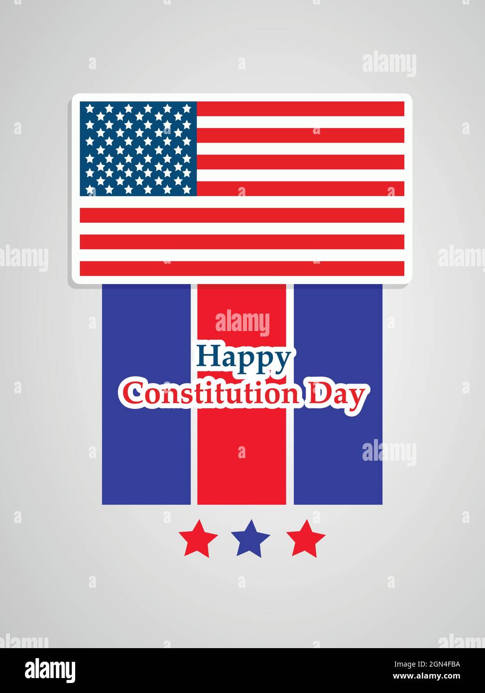 USA Constitution Day Stock Vektor