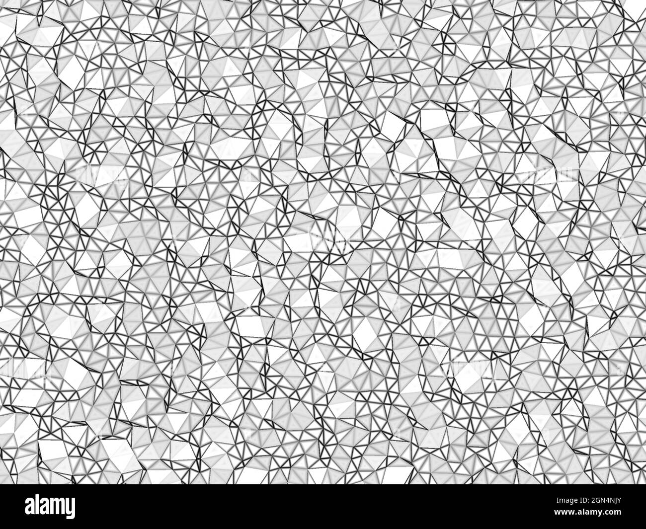 Abstrakter Hintergrund, geometrische schwarz weiß Gradient dynamische künstlerische moderne Werbemuster Stockfoto