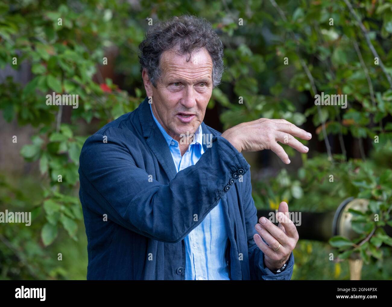 Monty Don, britischer Gärtner, Sender und Schriftsteller, bei der