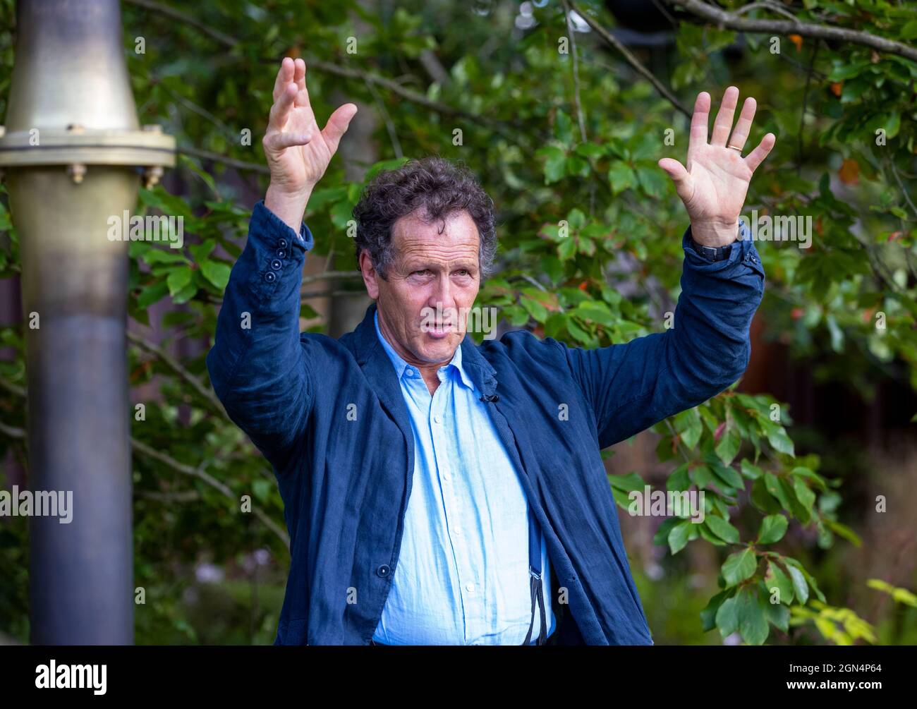 Monty Don, britischer Gärtner, Sender und Schriftsteller, bei der