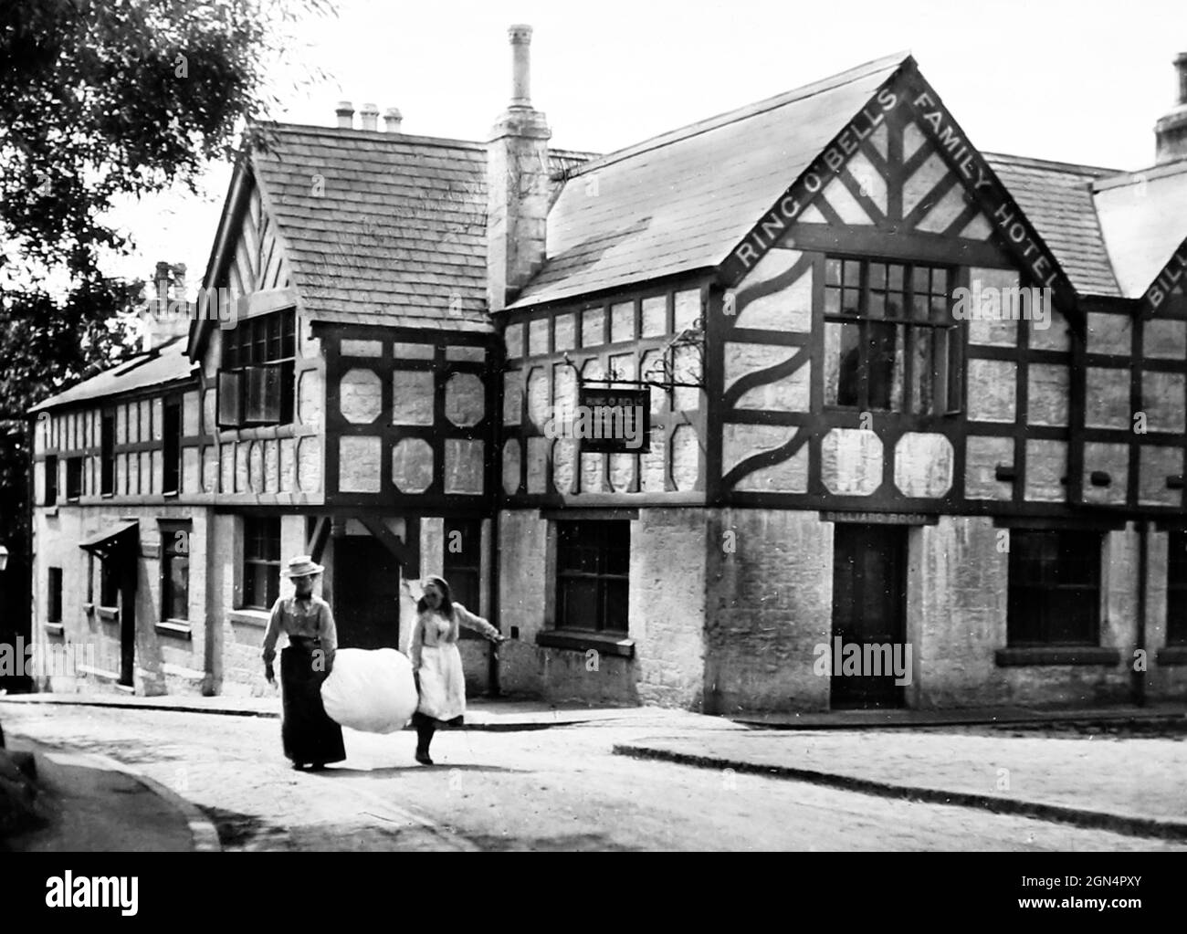 Ring O' Bells Inn, West Kirby, Wirral, Anfang des 20. Jahrhunderts Stockfoto
