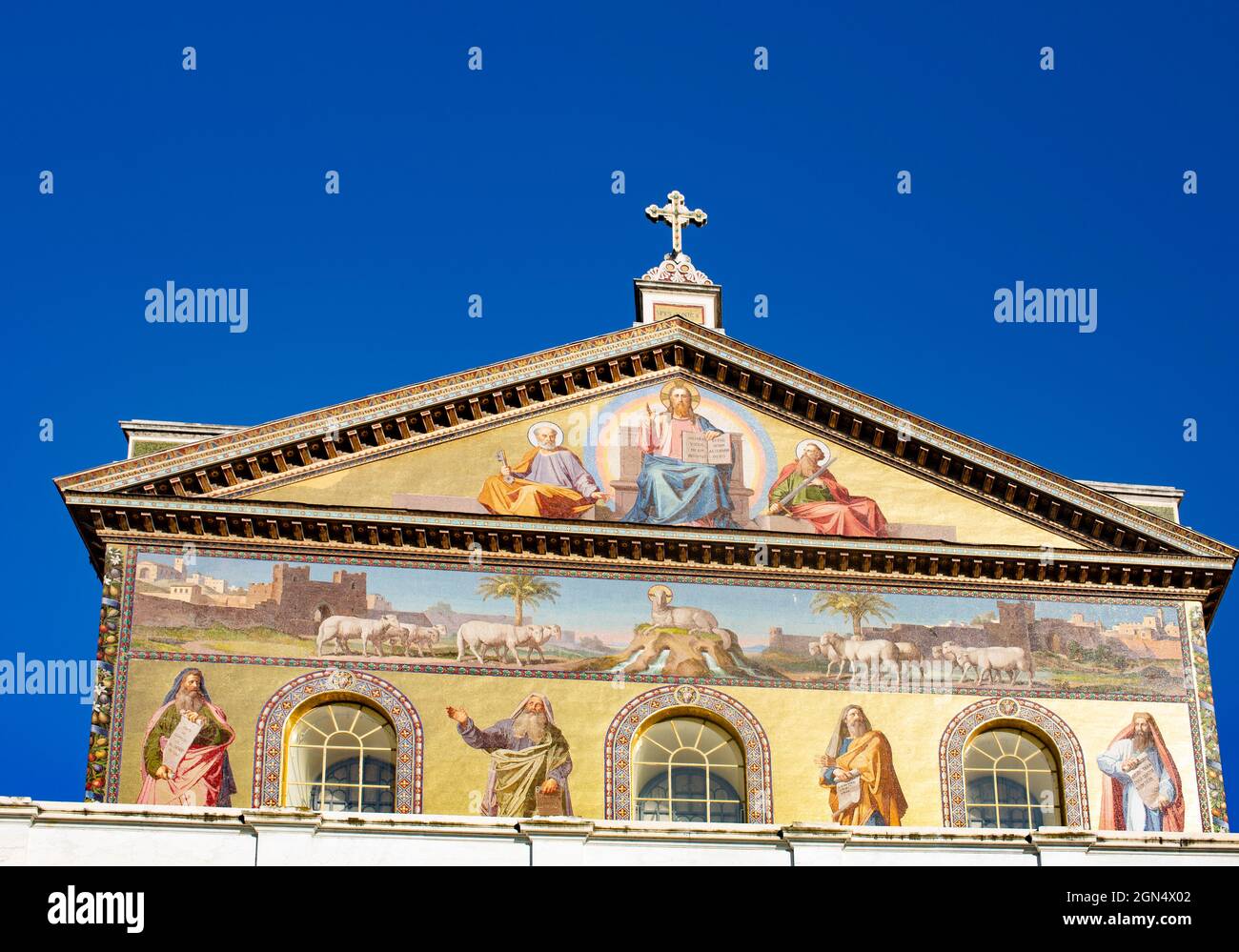 Rom, St. Paul's Tomb Stockfoto