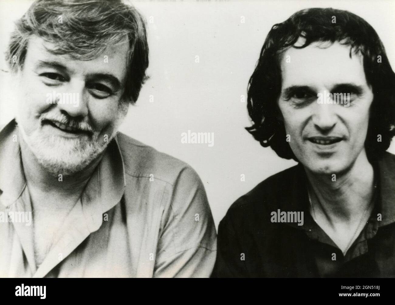 Filmakers American George Romero und Itale Dario Argento, 1989 Stockfoto