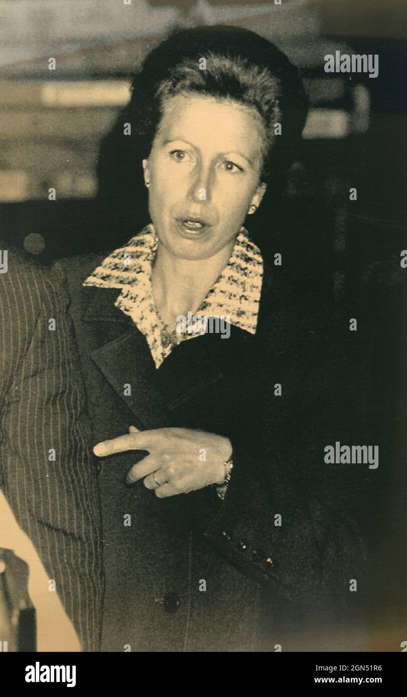 Britische Königliche Prinzessin Anne von England, Großbritannien 1989 Stockfoto