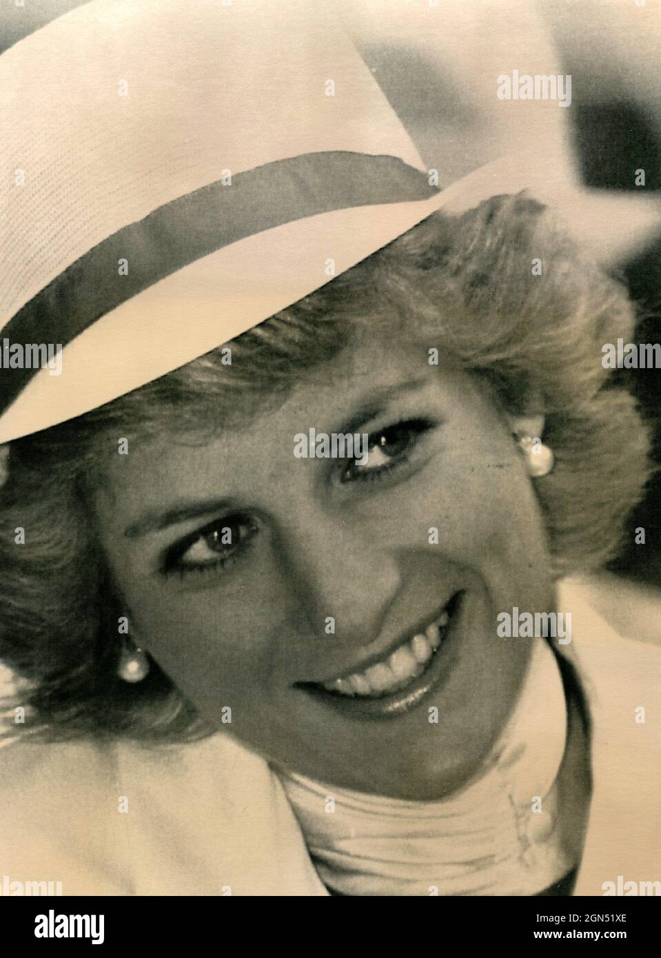 Britische Prinzessin Lady Diana Spencer, 1989, Großbritannien Stockfoto