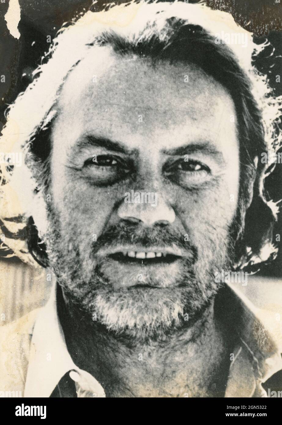 Der italienische Regisseur Ettore Manni, 1970er Jahre Stockfoto