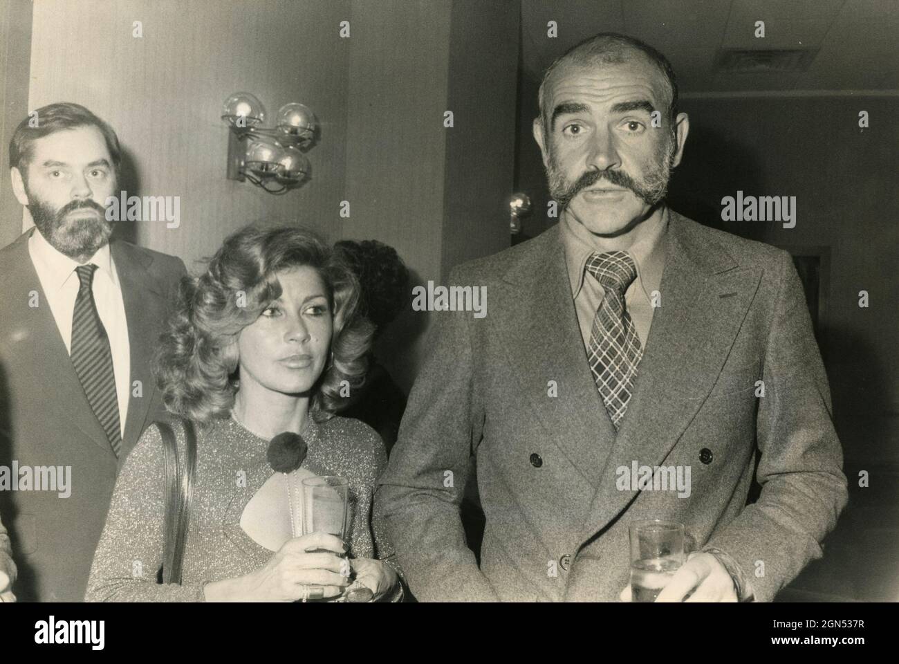 Der schottische Schauspieler Sean Connery, 1970er Jahre Stockfoto